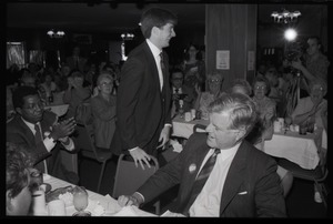 Patrick Kennedy campaign breakfast of ham and eggs at Caruso's Restaurant