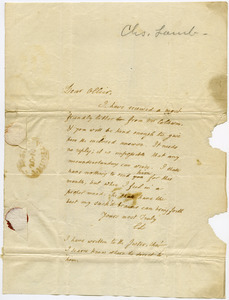 Charles Lamb letter to Charles Ollier and Henry Colburn