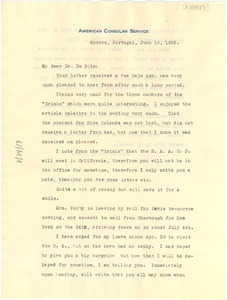 Letter from Lillie Maie Hubbard to W. E. B. Du Bois