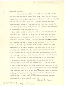 Letter from Loulie Mathews to M. B. Trotman