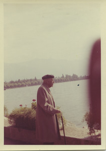 W. E. B. Du Bois looking over Kunming Lake in Beijing, China