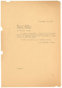 Letter from W. E. B. Du Bois to Tuskegee Institute