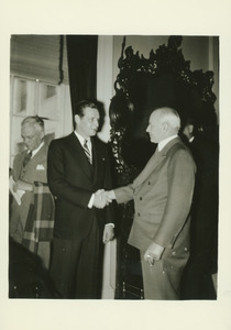 John W. Haigis Sr. with Maurice J. Tobin