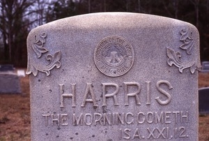 Old Athens Cemetery (Athens, La.) gravestone: Harris