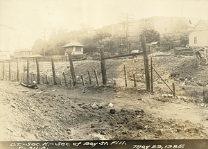 Section of Bay Street fill