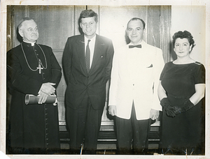 John F. Kennedy with Deolinda Mello