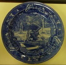 "Indian Hunter" Plate