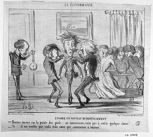 ENCORE UN NOUVEAU DIVERTISSEMENT - Restez encore sur la pointe des pieds... ne commencez-vous pas à sentir quelque chose? - Si... il me semble que voilà mon cœur qui commence à tourner!..