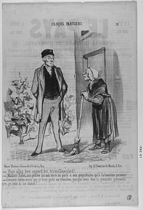 - Vous allez bien aujourd'hui, m'sieu Chapoulard?... - Madame Pochet, une portière qui sait vivre ne parle à son propriétaire qu'à la troisième personne! - Comment voulez-vous que je vous parle en troisième, puisque vous êtes la première personne que je vois à ce matin!..