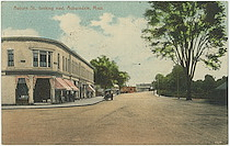 Auburn Street looking east, Auburndale, Mass.