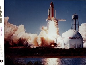 Liftoff of the Shuttle Challenger for STS 51-L Mission (3)
