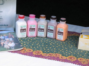 Flavored milk at the Mapleline Farms booth