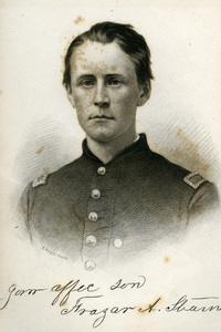 Portrait of Frazar Stearns in military uniform
