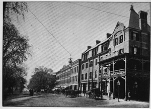 South Pleasant Street and Merchants' Row in Amherst