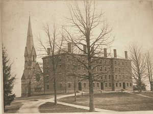 East College and Stearns Church at Amherst College