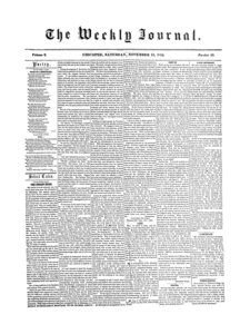 Chicopee Weekly Journal, November 18, 1854
