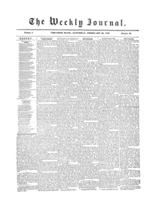 Chicopee Weekly Journal, February 23, 1856