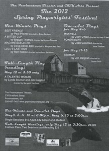 "2012 Spring Playwrights' Festival"
