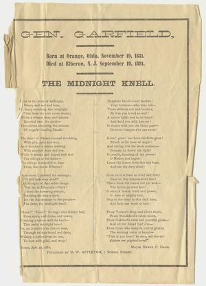 The midnight knell : a poem, 1881 September 20