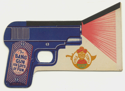 Syria Temple Patrol Shriners bang gun, circa 1950s