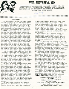 TGIC, Butterfly, EON Newsletter (July 1989)
