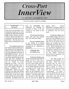 Cross-Port InnerView, Vol. 10 No. 4 (April, 1994)