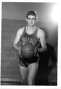 Suffolk University men's basketball player Piper 1967-1968