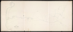 Route of proposed railroad between Holyoke and Palmer / surveyed by Alfred R. Field, engineer.