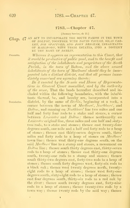 1783 Chap. 0047 An Act To Incorporate The South Parish In The Town Of Bolton, Together With David Taylor, Silas Carley, Job Spafford, And John Brigham, Inhabitants Of Marlboro', With Their Estates, Into A District By The Name Of Berlin.