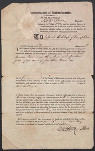 The Robert E. Brooker III Collection of American Legal and Land Use Documents, 1716-1930