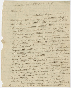 Edward Hitchcock letter to Benjamin Silliman, 1827 October 28