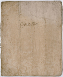 Edward Hitchcock unnumbered sermon, "Regeneration," 1820 February 1