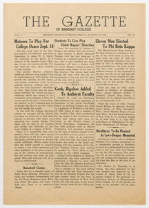 The gazette of Amherst College, 1943 August 27