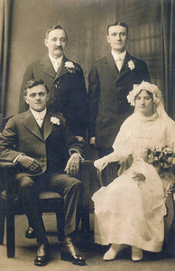 Wedding photo of my maternal grandparents