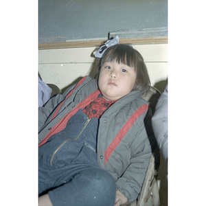 Girl at a Chinese Progressive Association party