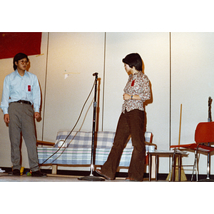 Theatrical sketch performed in the Josiah Quincy School