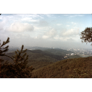 Rolling hills and mountains in China