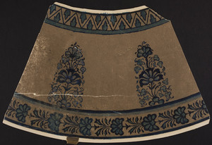[Untitled floral motif on part of a lampshade.]
