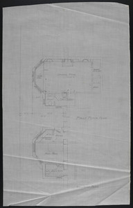 Basement Plan and First Floor Plan, undated