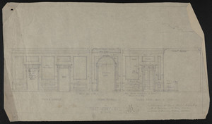 First Story Hall, Alteration of House of J.S. Ames, Esq. at 3 Commonwealth Ave., Boston, undated