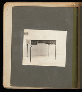 "Writing Tables: Decorated, Kidney, French 22"