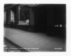 Sidewalk at nos. 258-262 Washington St., sec.5, Boston, Mass., November 20, 1904