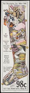 Advertisement for 98c stocking, Sears, Roebuck and Co., Chicago, Illinois, ca. 1927
