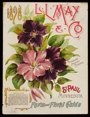 L.L. May & Co. farm and floral guide 1898, St. Paul, Minnesota