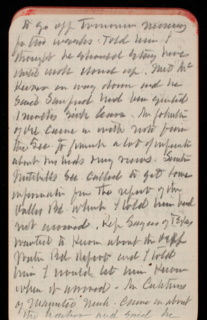 Thomas Lincoln Casey Notebook, November 1889-January 1890, 23, to go off tomorrow morning