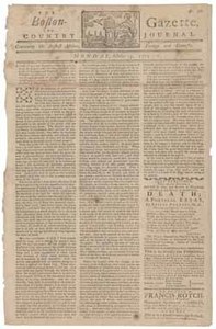 The Boston-Gazette, and Country Journal