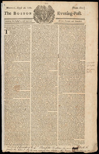 The Boston Evening-Post, 20 August 1770