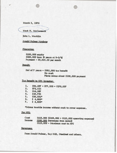 Memorandum from John L. Macklin to Mark H. McCormack