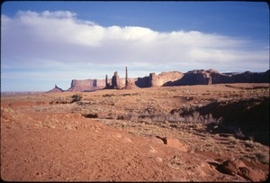 Totem Pole, Yei Bi Chei, and other sandstone buttes of Monument Valley