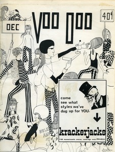 Cover of Voo Doo magazine with pasted Krackerjacks ad